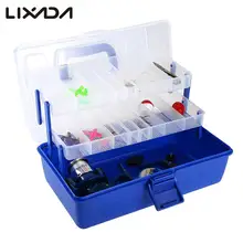 Lixada Рыболовные Снасти Коробка 3 слоя водонепроницаемый рыболовные Крючки приманки чехол для хранения 30*17*14 см для карпа Pesca