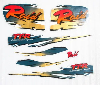 

ACZ Free shipping Dirt Motorcycle Complete stickers Graphic Kit Fuel Tank Decal Gas Tank Decals For YAMAHA TT-R 250 TTR250 Raid