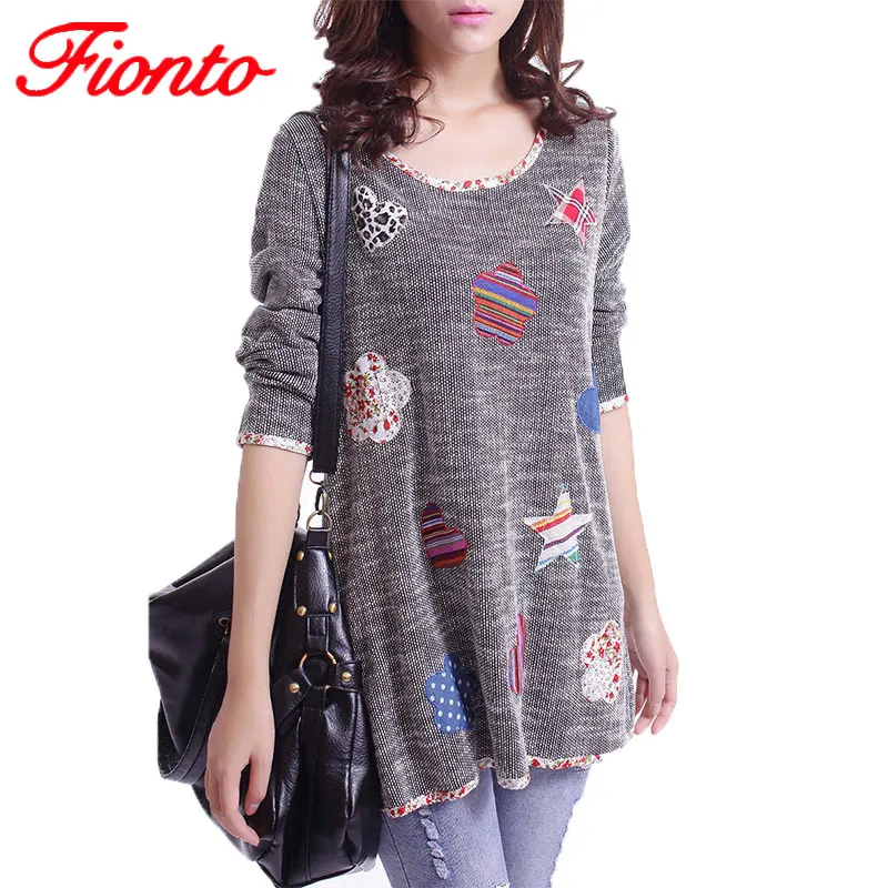 

2018 New Long Sleeve T Shirt For Women Floral Patchwork T-shirt Female Long Tops Plus Size Tshirt Women Casual Tops Tee A2161