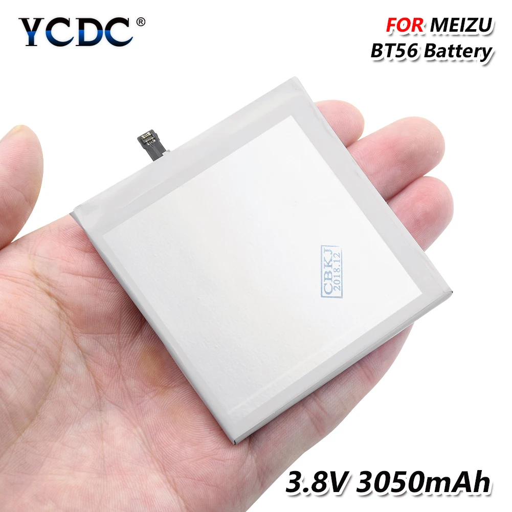 

YCDC Original BT56 Phone Battery BT-56 BT 56 Rechargeable For Meizu M576 M576U MX5 Pro NIUX Pro 5 3.8V 3050mAh