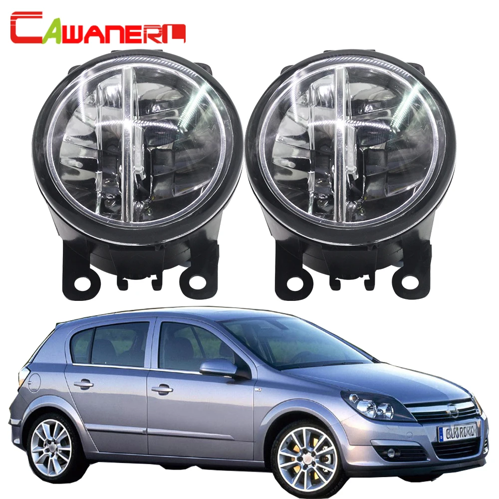 Cawanerl For Opel Astra G H 1998 2010 Car Light 4000LM Set H11 LED Fog Light
