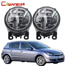 Cawanerl для Opel Astra G H 1998-2010 света автомобиля 4000lm/комплект H11 Светодиодный фонарь DRL дневные бег лампа 12 В 6000 К белый 2 шт.