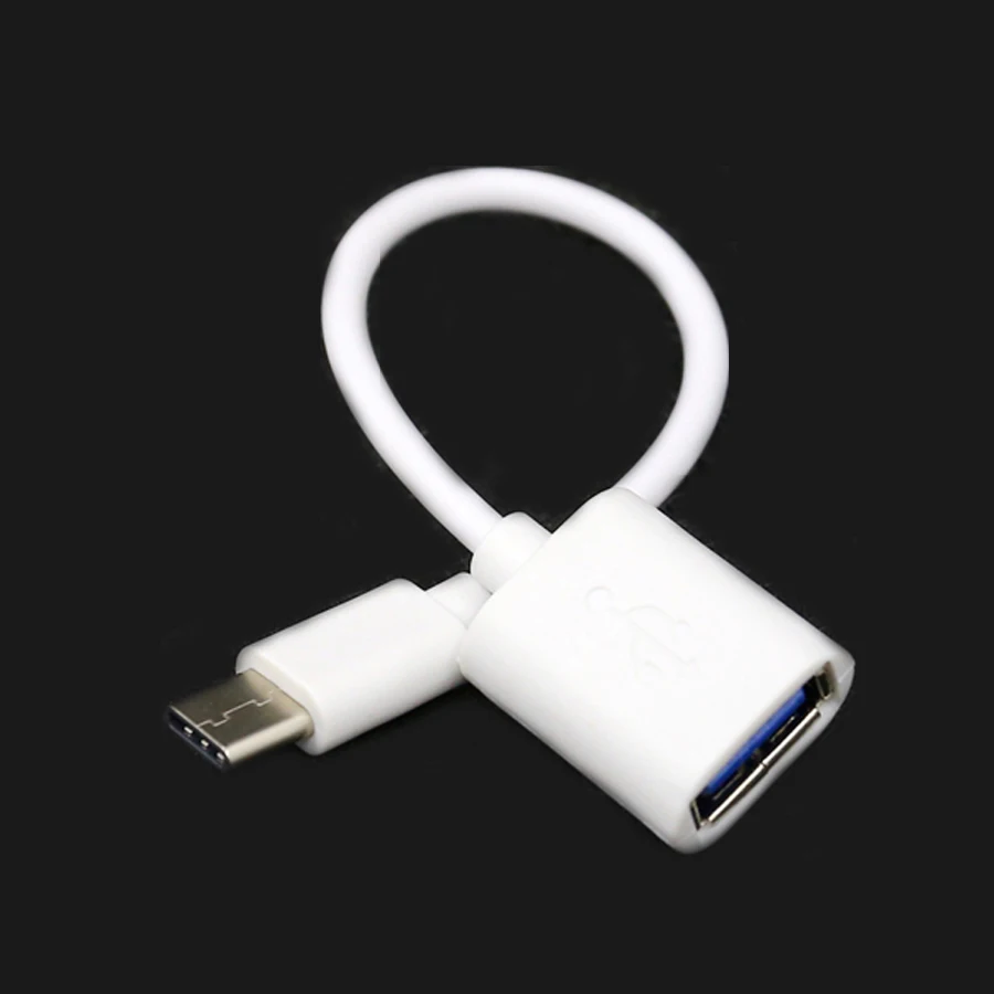 NinthQua 1 шт. OTG type-C USB штекер для USB 3,0/2,0 гнездовой разъем адаптер для телефона компьютера белый черный