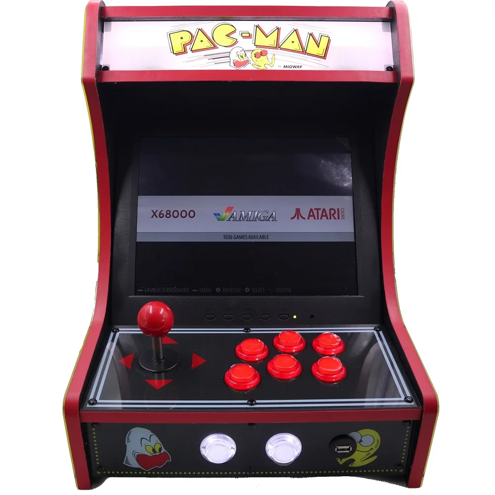 Мини джойстик Bartop для аркадных игр Игровая приставка Raspberry PI 4 Model B Гб 128 г ретро