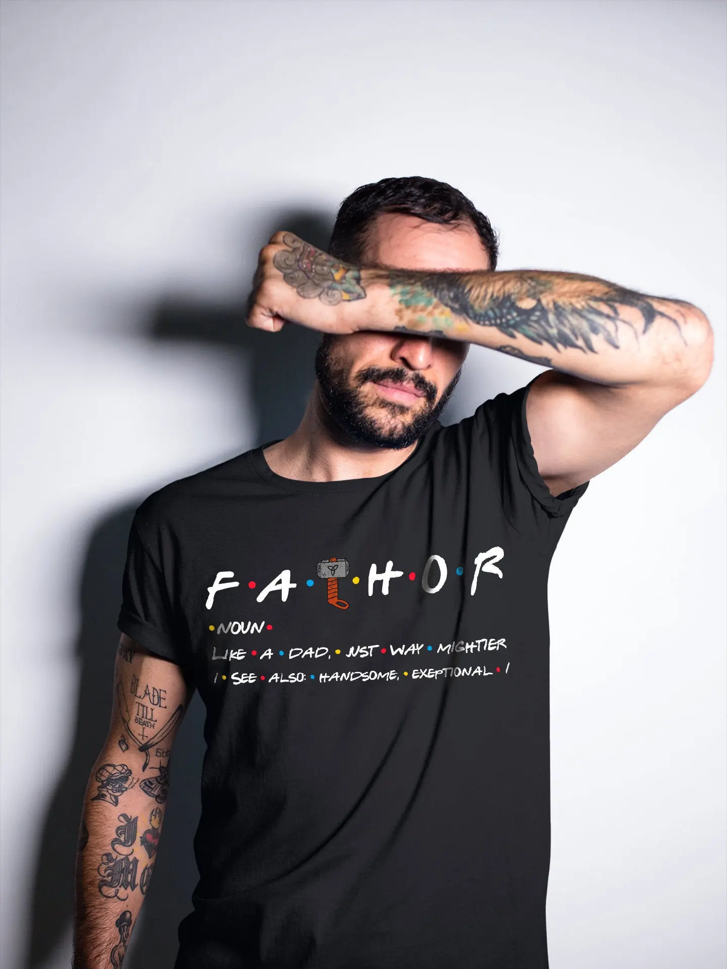 father's day t shirt superhero