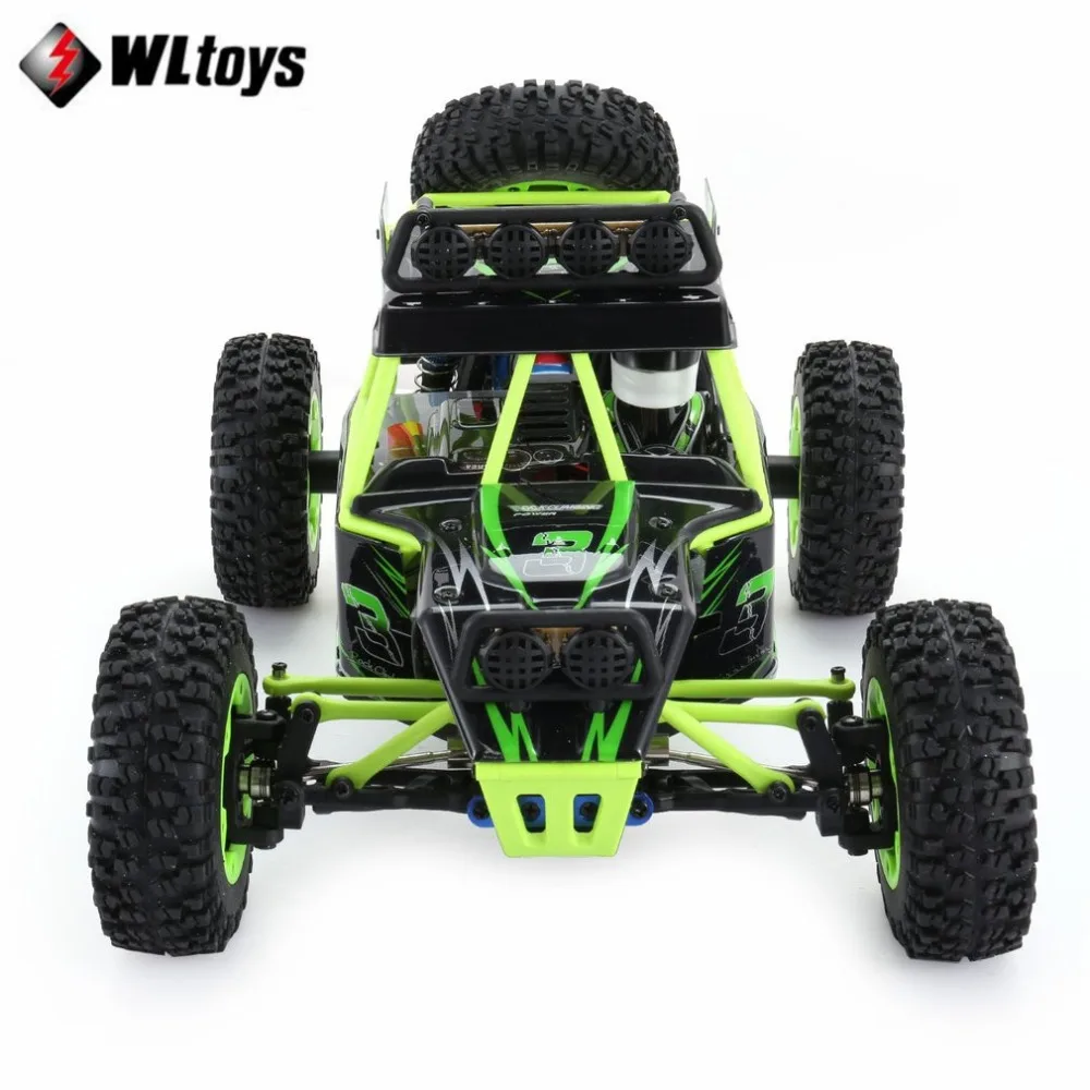 Skup Wltoys 12428 50 KM H szybki samochód wspinaczkowy rc Toy 1 12 skala 2.4G 4WD pojazd terenowy pilot zdalnie sterowane zabawkowe samochody dla dzieci prezent