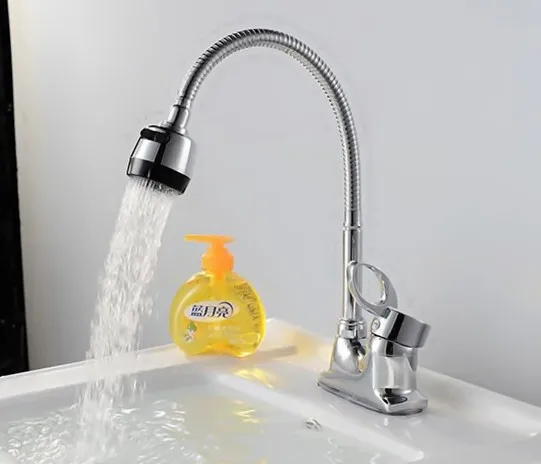 

wholesale two holes single handle sprayer kitchen water faucet tap sink kitchen water tap mixer Dona1169