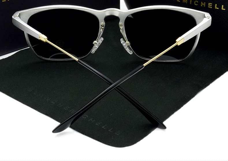 Мужские поляризационные солнцезащитные очки с алюминиево-магниевым покрытием, высокое качество, UV400, квадратные солнцезащитные очки с коробкой