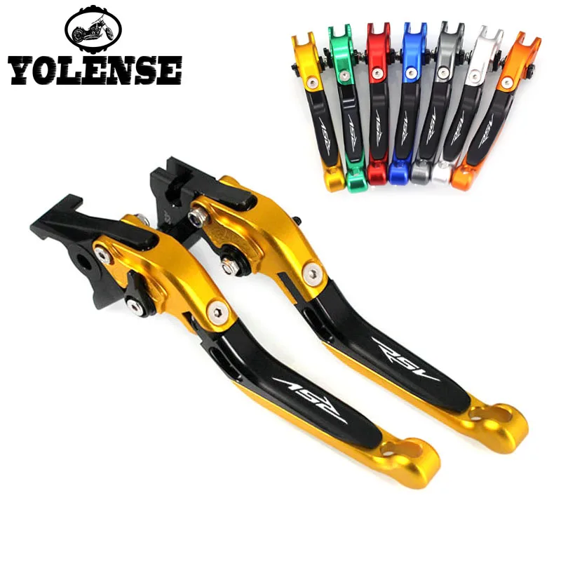 CNC Extendable Folding Motorcycle Adjustment Brake Clutch Levers For Aprilia RSV MILLE//R 2004 2005 2006 2007 2008