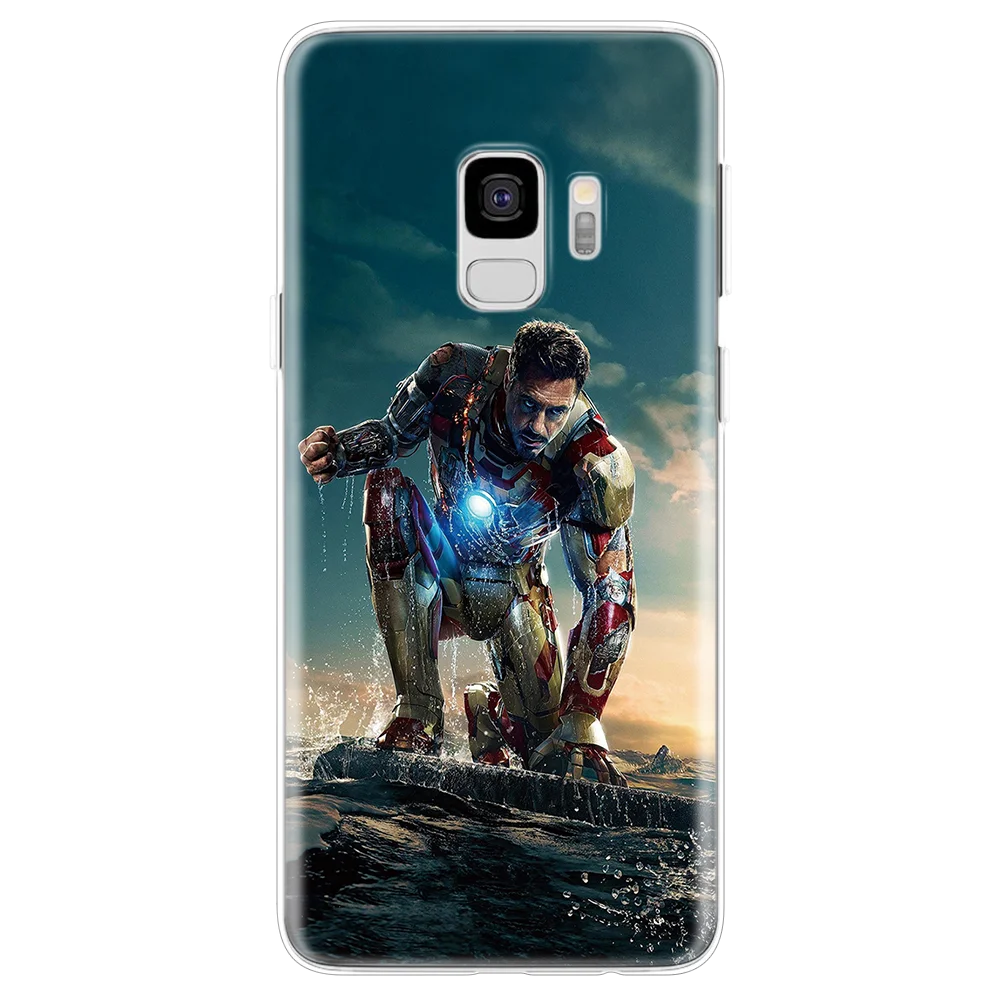 The Avengers для samsung Galaxy A70 A60 A50 A40 A30 A20e A10 A6 A8 плюс A3 A5 A7 A8s A9 супергероев Marvel чехол из ТПУ