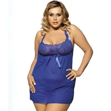 Lenceria Erotica Mujer Sexi Babydoll нижнее белье сексуальное синее мини-платье большого размера с завышенной линией талии прозрачное сексуальное горячее платье langery R70207