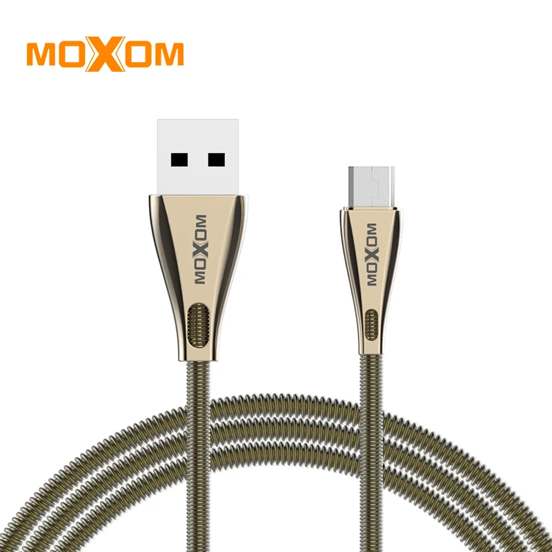 

MOXOM Micro USB Cable For Samsung Fast Data Charging Cable For iPhone Mobile Phone Flex Cable For Xiaomi Huawei Type-C 3.0 Cable