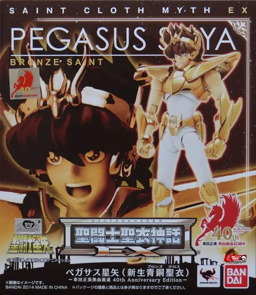 BANDAI Tamashii нац святая Ткань Миф экс фигурка-Pegasus Seiya бронза 40-летие издание