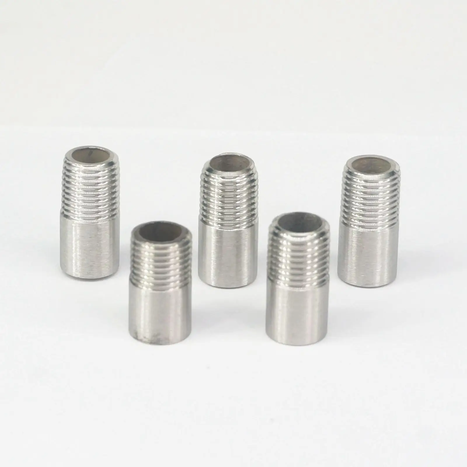 

LOT 5 1/4" BSPT Male Thread 304 Stainless Steel Pipe Fitting Weld Nipple Coupling Connector For Water Oil Air