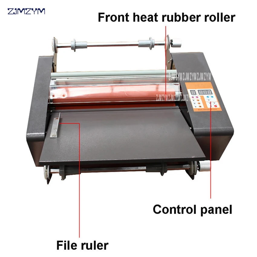 FM-380 бумажный ламинатор, студенческие карты, рабочие карты, офисный ламинатор для файлов, стальной рулон ламинатор