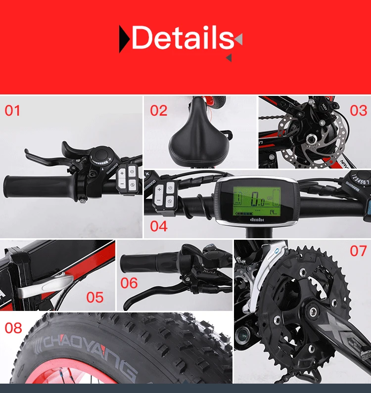 Sale Powerful Electric Mountain Scooter 2 Wheels Electric Bicycle 500W 42KM/H Off Road Electric Bike With Hydraulic Oil Brake System 22