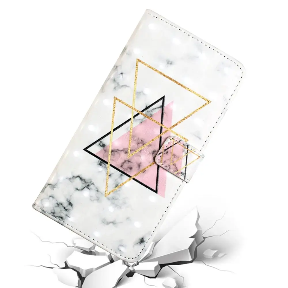 

For Samsung Galaxy A3 A5 2017 A6 A7 A8 Plus Case Fashion Colorful Marble Wallet Leather Case Flip Stand Mobile Phone Bag