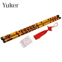 47 см длинная бамбуковая флейта сопрано F ключ Китайский ручной работы Dizi музыкальный инструмент в D ключ шик традиционный