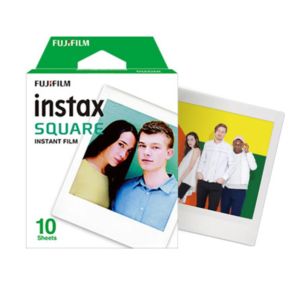 10 листов Fujifilm Instax камера мгновенная пленка фотобумага для Fujifilm Instax квадратный SQ6/10 для Instax SP-3 принтер для смартфонов