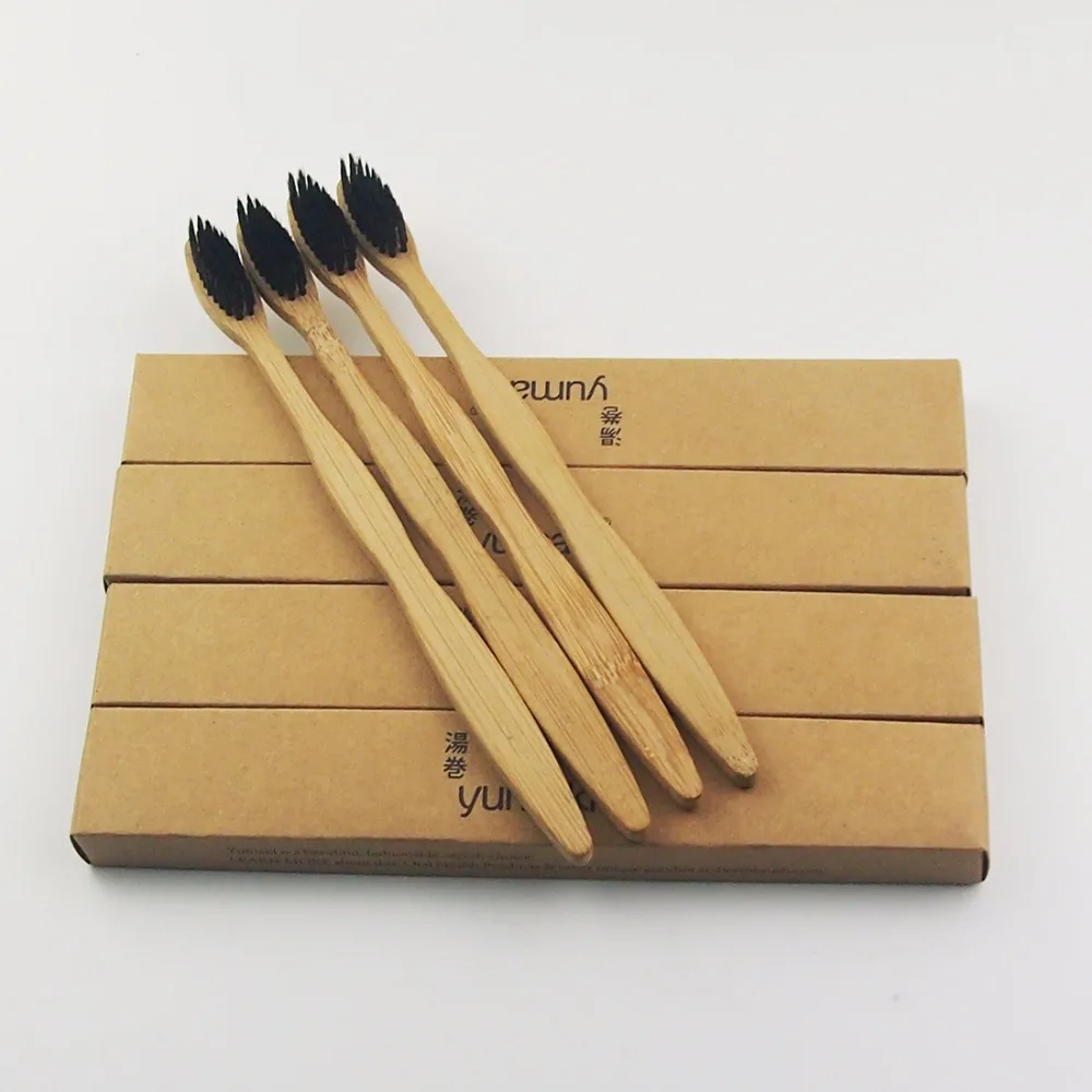 

DR.PERFECT 50 Pieces/lot bamboo toothbrush soft Eco friendly Wooden Toothbrush cleaning Oral Care Soft Bristle