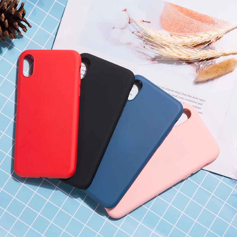 

Phone Case For iPhone XR X XS Max 6 6S 7 8 Plus Silicone Case For iPhone 7 8 Plus Soft Mobile Phone Accessories