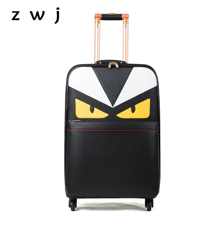 

16"20"24 inch monster luggage suitcase with universal wheels Trolley Carrier rolling luggage