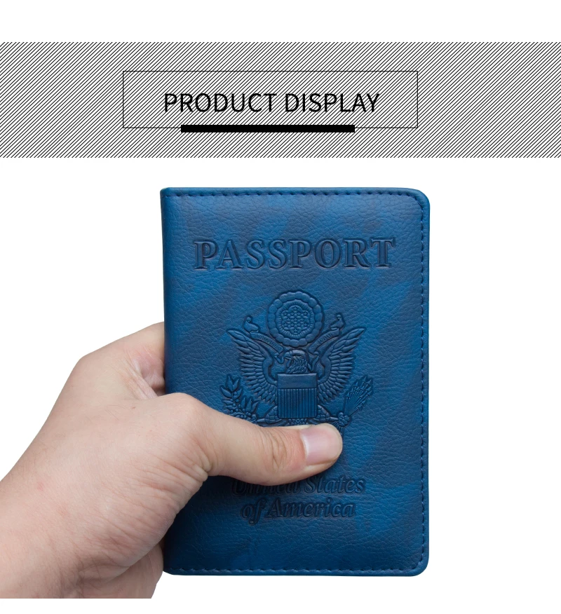 США удобный и модный красный кожзаменитель для паспорта женский чехол для паспорта многофункциональный зажим для путешествий с travling