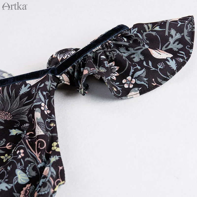 Женское плиссированное платье без рукавов ARTKA разноцветное трапециевидной формы