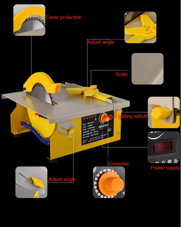 220V многофункциональная Настольная пила Нефритовая гравировальная машина полировщик
