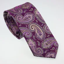 Lammulin Галстуки мужской галстук фиолетовый с серым Пейсли жаккардовый галстук формальный модный галстук свадебный галстук Gravatas Corbata