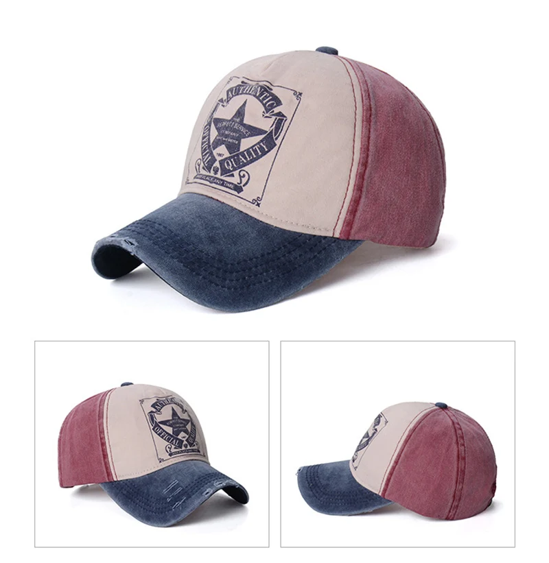 Autumn Men Baseball Cap Cotton Unisex Summer Sun Caps Hip Hop Jungle Outdoor Sports Snapback Women Washed Grinding Hat CP0135 (2)
