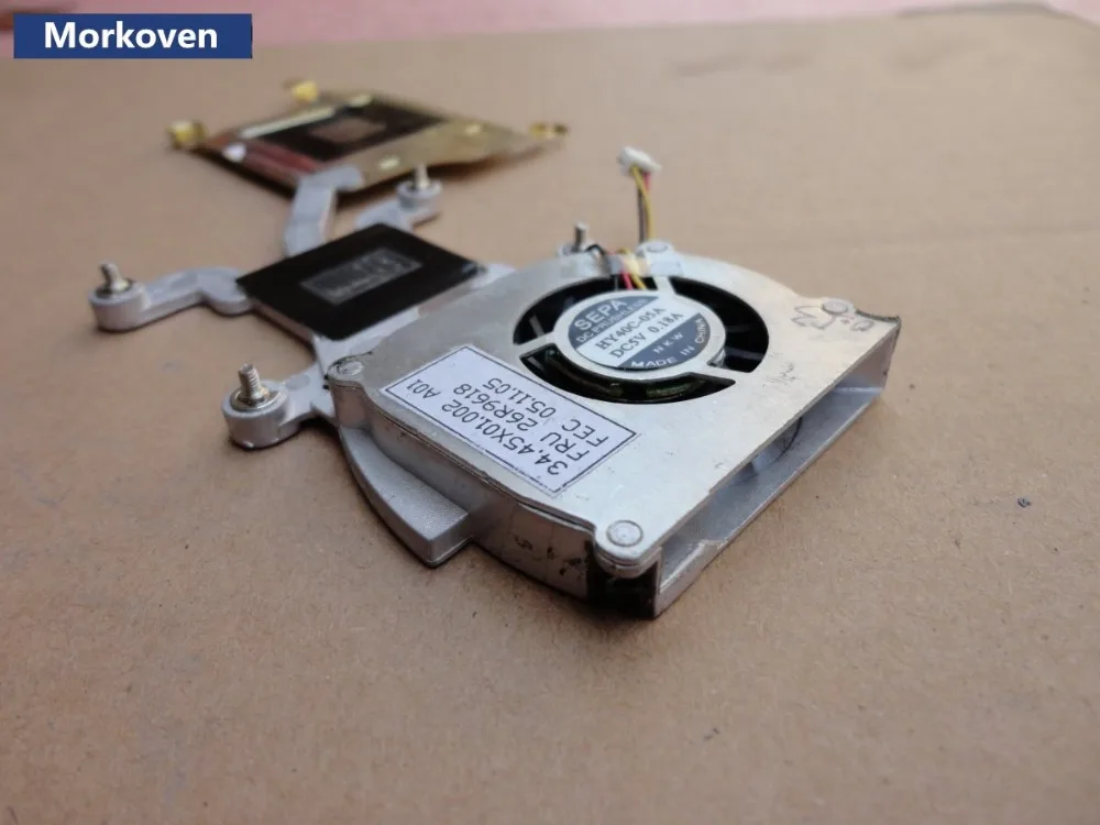 Охлаждающий вентилятор для ноутбука (кулер) радиатор IBM X40 X41 X41T HY40C 05A P001 26R9618|fan cpu
