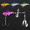 1Pcs 8.8CM 11G Hard VIB Fishing Lures Trout Spoon Metal Spinners Baits for Jig Fly Fishing Baits Sea Hard Lures With Hooks Pesca ► Photo 3/6