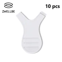 Наращивание ресниц 10 шт./упак. многоразовых Пластик щеточку для ресниц чистый Y Форма привитых ресниц макияж инструменты для туши