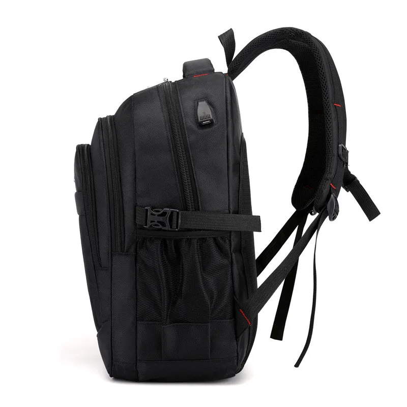 Swiss multifuncional 17 pulgadas hombre usb boy mochila impermeable para ordenador portátil mochila de nailon para hombre bolsa de viaje a Dos