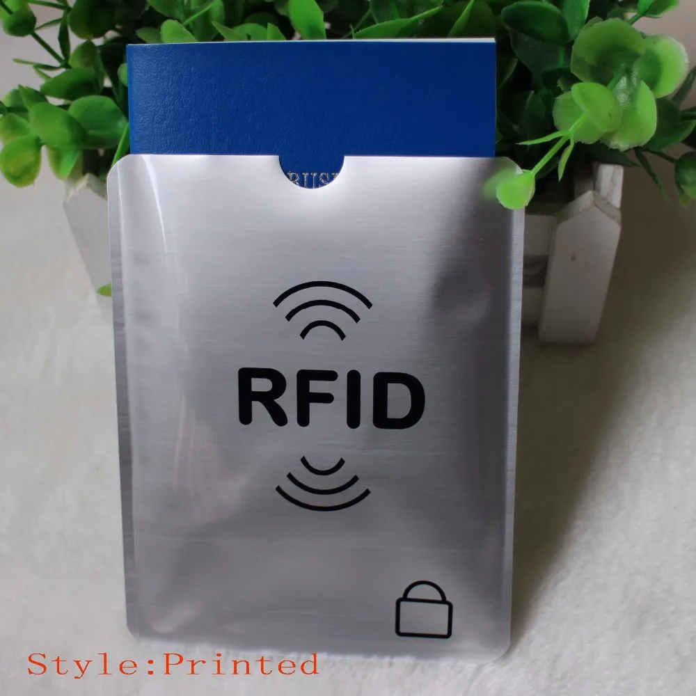 

Free Shipping 500pcs/lot RFID Blocking Passport Secure Aluminum Sleeve Protector for passport Shield NFC , OEM welcome