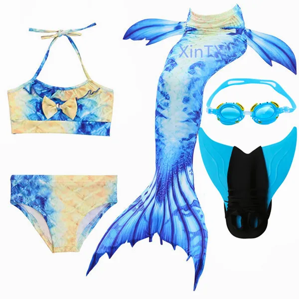 HOT-Children-Swimming-Mermaid-Tails-With-Monofin-Fin-Ariel-Mermaid-Swimsuit-Bikini-Swimsuit-for-Girls-Cosplay.jpg_640x640 (5)_
