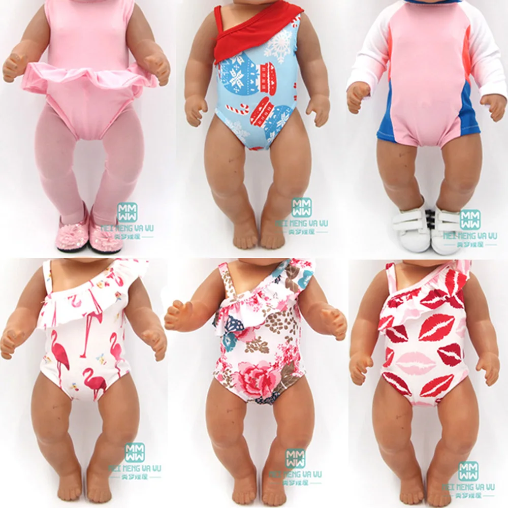 ملابس دمى ل 43-45 سنتيمتر مولود جديد إكسسوارات دمي الباليه اللباس الطفل ملابس السباحة ، بدلة غطس ملابس دمى ل 43-45 سنتيمتر مولود جديد إكسسوارات دمي الباليه اللباس الطفل ملابس السباحة ، بدلة غطس