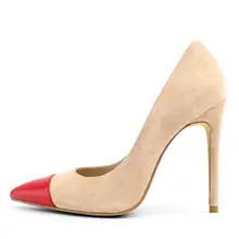 New Arrivals Red Pointed Toe Women Shoes High Heels Beige Suede Leather Slip-on Pumps Women Shoes Customized Banquet Shoes New Arrivals Red Pointed Toe Women Shoes High Heels Beige Suede Leather Slip-on Pumps Women Shoes Customized Banquet Shoes