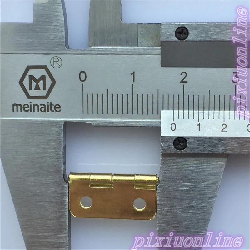 2pcs/lot J047Y Iron Material Hinges Metal Fittings 1.7*1.8cm For DIY and Wooden Box Making