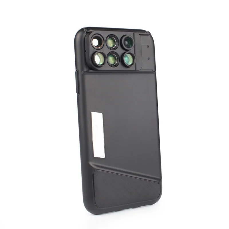 

For iphone X 5.8 Inch phone Case Camera with Lens Case Fisheye Telephoto Super Wide-angle Macro shatter-resistant mobile phone s