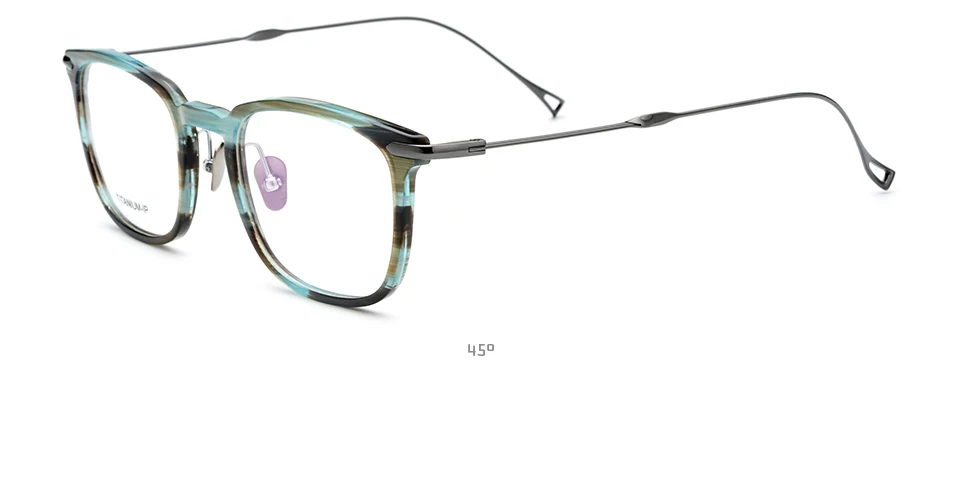 Ацетатная оправа для очков из чистого титана, мужские ультралегкие высококачественные очки по рецепту, женские очки, корейские очки 9131