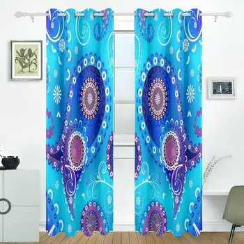 Paisley Curtains Drapes Panels Darkening Blackout Grommet Room Divider for Patio Window Sliding Glass Door 55x84 Inches
Paisley Curtains Drapes Panels Darkening Blackout Grommet Room Divider for Patio Window Sliding Glass Door 55x84 Inches