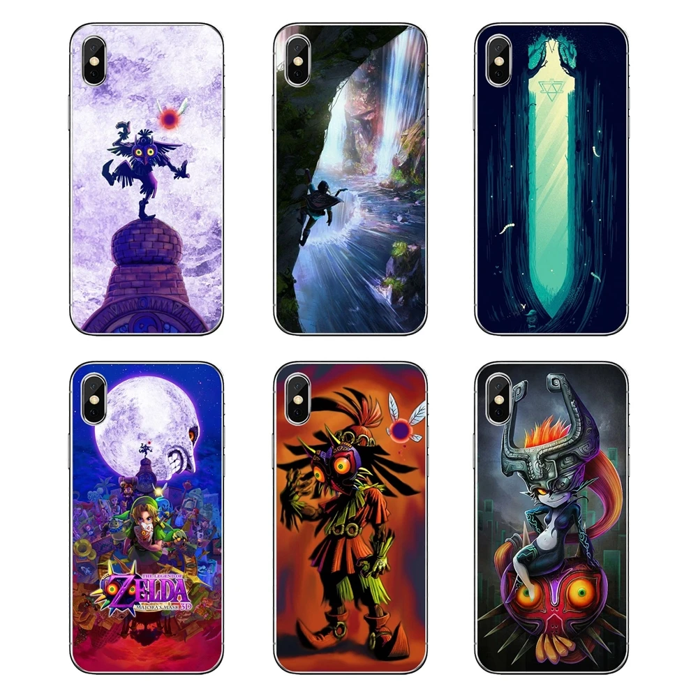 

Transparent Soft Cases Covers Legend of zeldas Majora's Mask For Samsung Galaxy A5 A6 A7 A8 A9 J4 J5 J7 J8 2017 2018 Plus Prime
