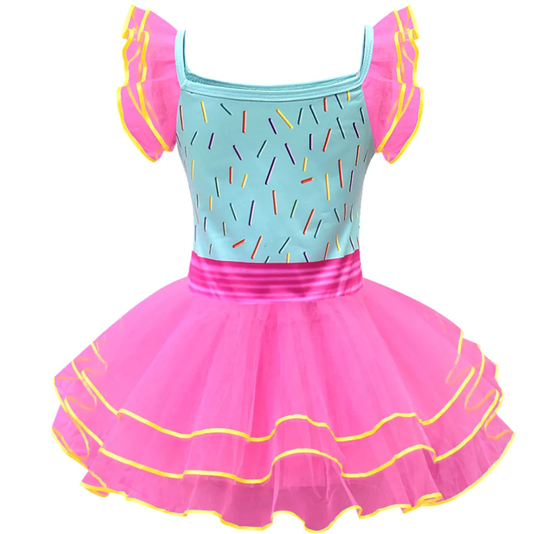 Детское нарядное платье+ ожерелье, праздничный костюм на Хэллоуин костюм платье-пачка Нэнси, костюм для маленьких девочек, платье для малышей