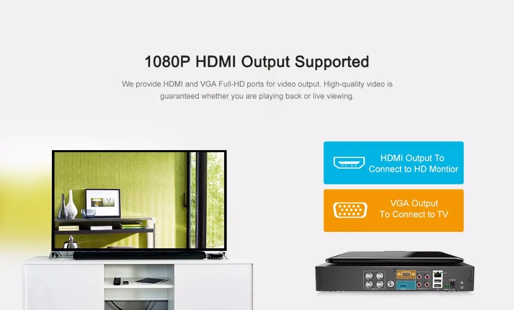 SANNCE Full HD 1080P CCTV камера системы 4CH видео наблюдения DVR с 10,1 'lcd и 4 шт открытый набор камер наблюдения