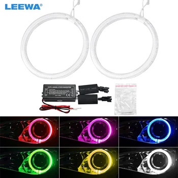 

LEEWA 2X80MM Special Car CCFL Halo Rings Angel Eyes Light for Cheverolet Lacetti Hatchback DRL Headlight White #CA1021