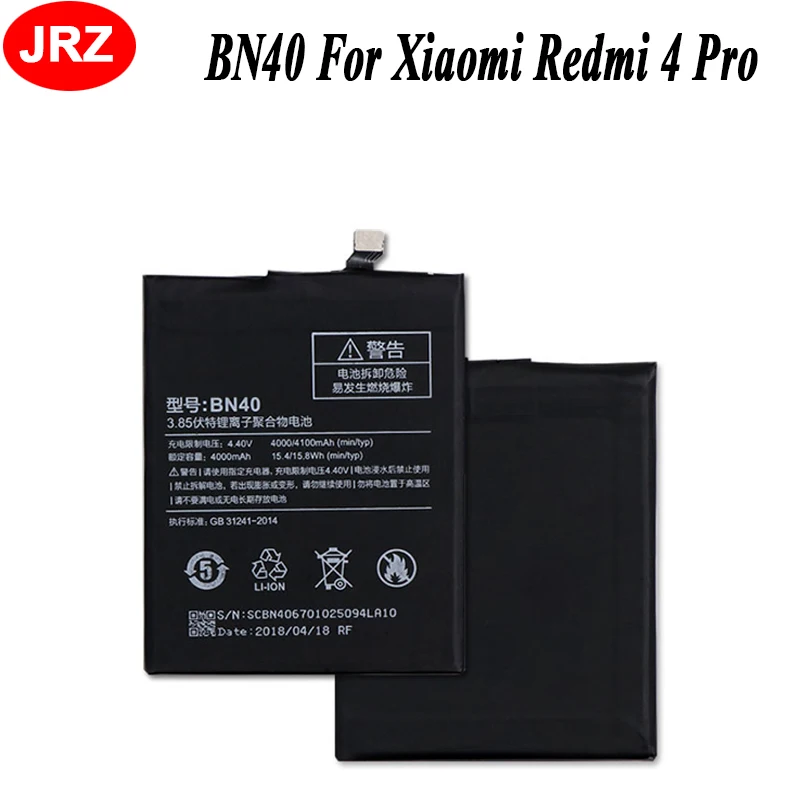 

BN40 Battery For Xiaomi Redmi 4 Pro Prime 3G RAM 32G ROM Edition Redrice 4 Hongmi 4 Bateria Accumulator AKKU
