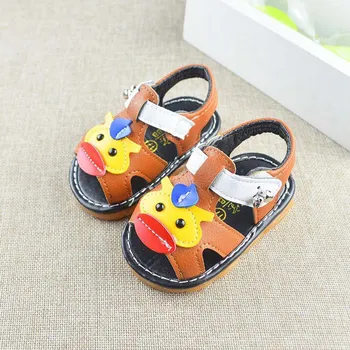 

Cartoon PU Baby Shoes Summer Baby Girls Breathable Anti-Slip Soft Sole Prewalkers Toddler Soft Soled First Walkers