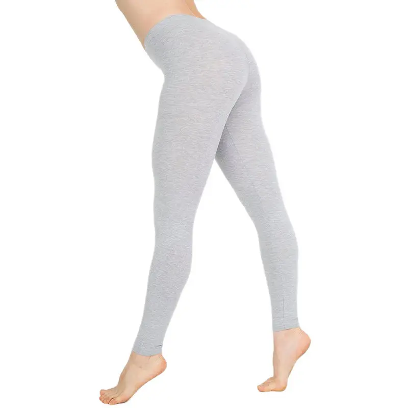 Модные женские высокой талии эластичные брюки спортивный зал работает фитнес-тренировки Леггинсы лодыжки-длина Pantalon Femme Mujer